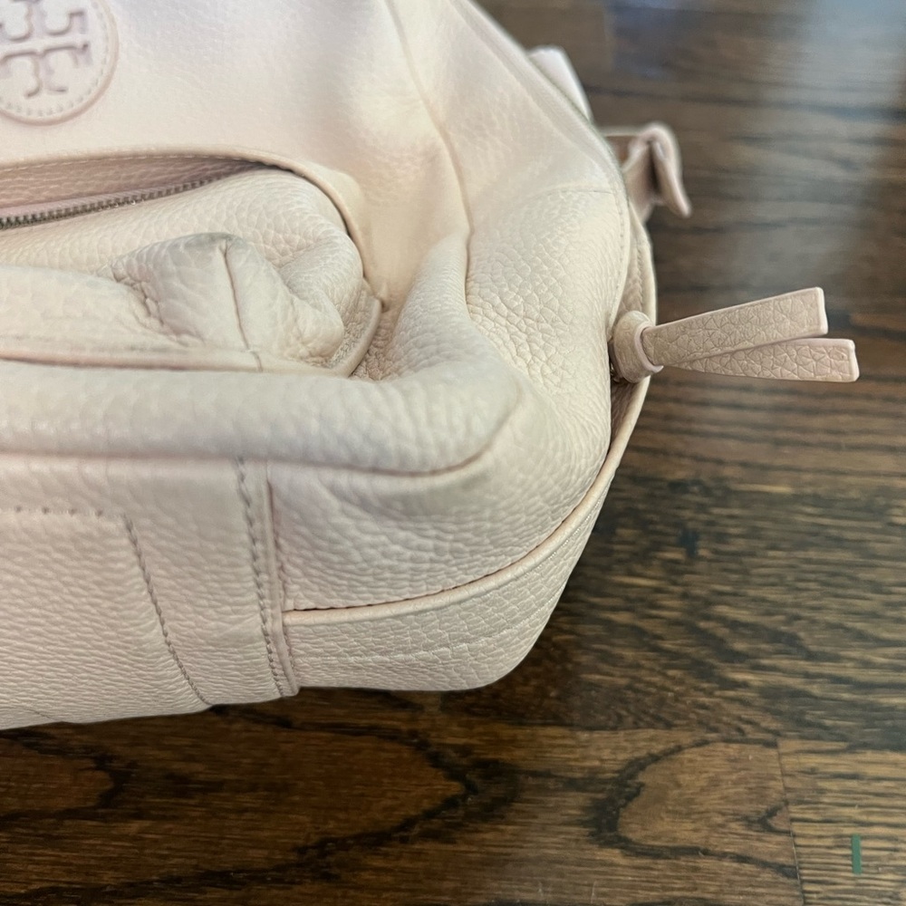 Tory Burch Light Tan Leather Backpack - Picture 10 of 12